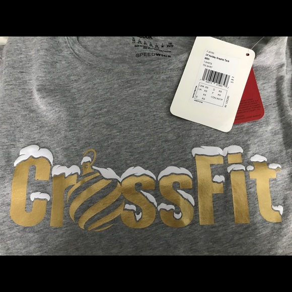 NWT Reebok CrossFit Holiday Christmas Tank - Picture 2 of 3